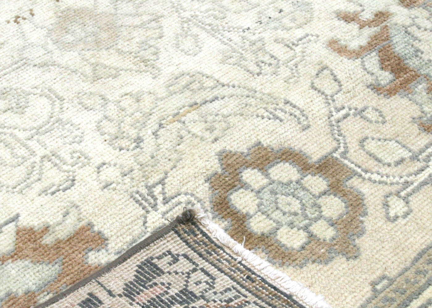 Vintage Turkish Oushak Rug - 4'6" x 10'5" - 160181