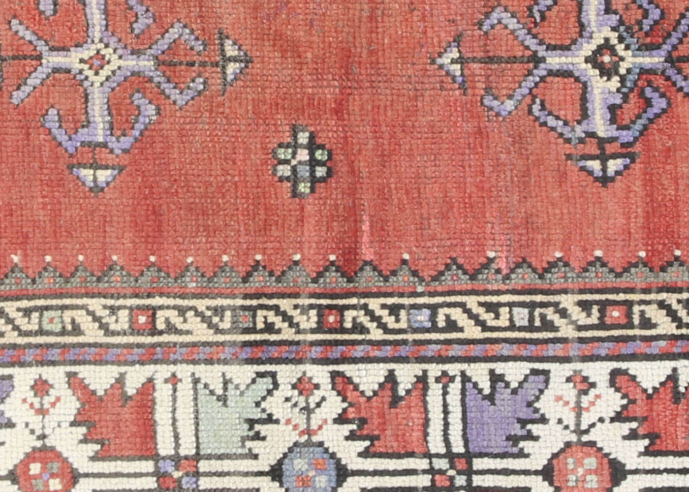 Vintage Turkish Oushak Rug - 4'2" x 6'8" - 160190