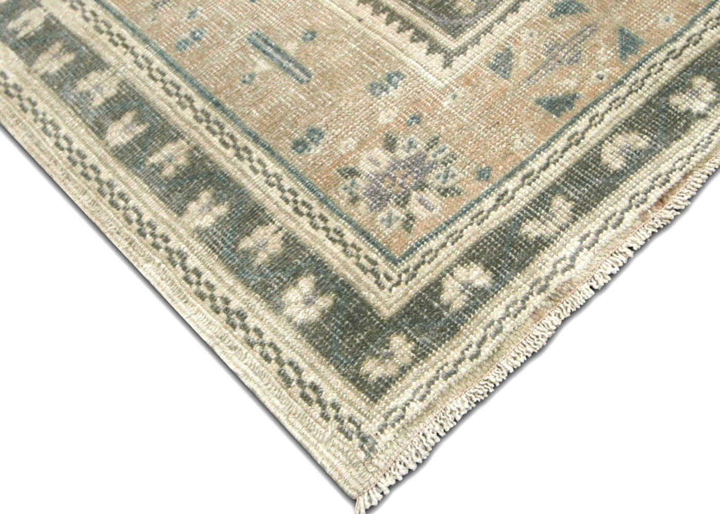 Vintage Turkish Oushak Rug - 5'4" x 9' - 160198
