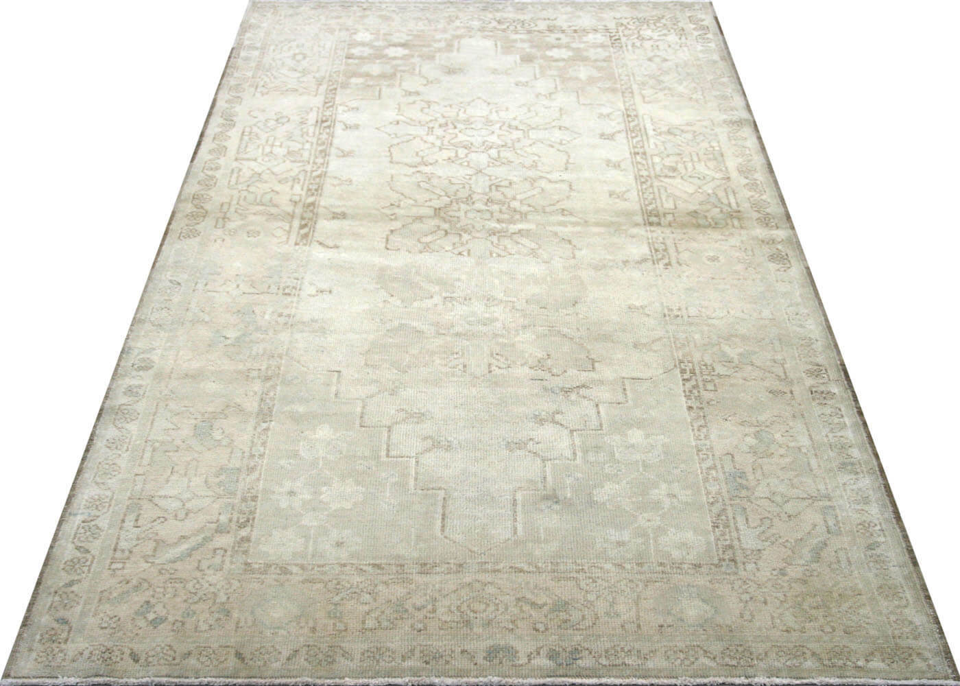 Vintage Turkish Oushak Rug - 4' x 7'5" - 160205