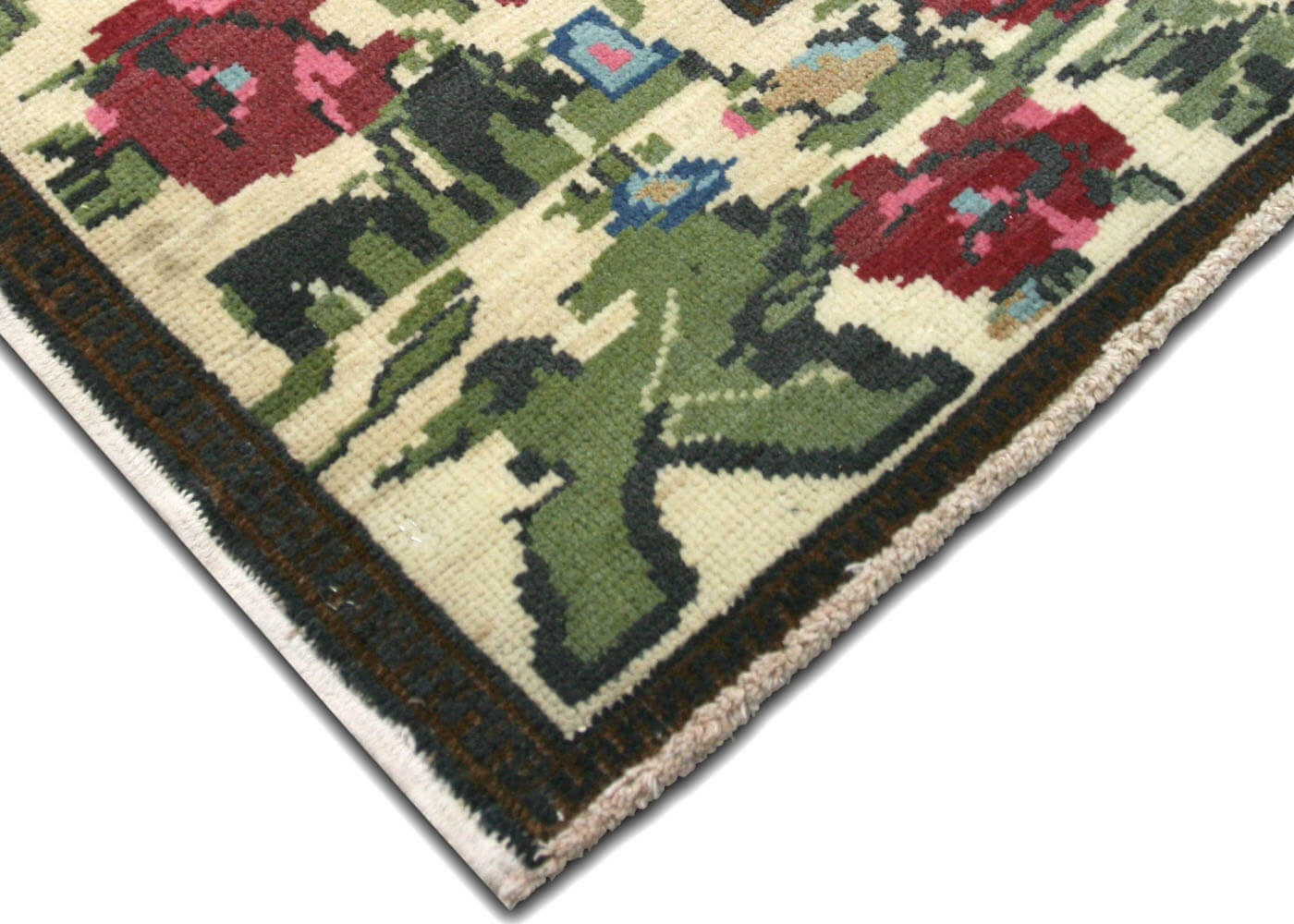 Vintage Turkish Oushak Rug - 5'1" x 8'3" - 160207