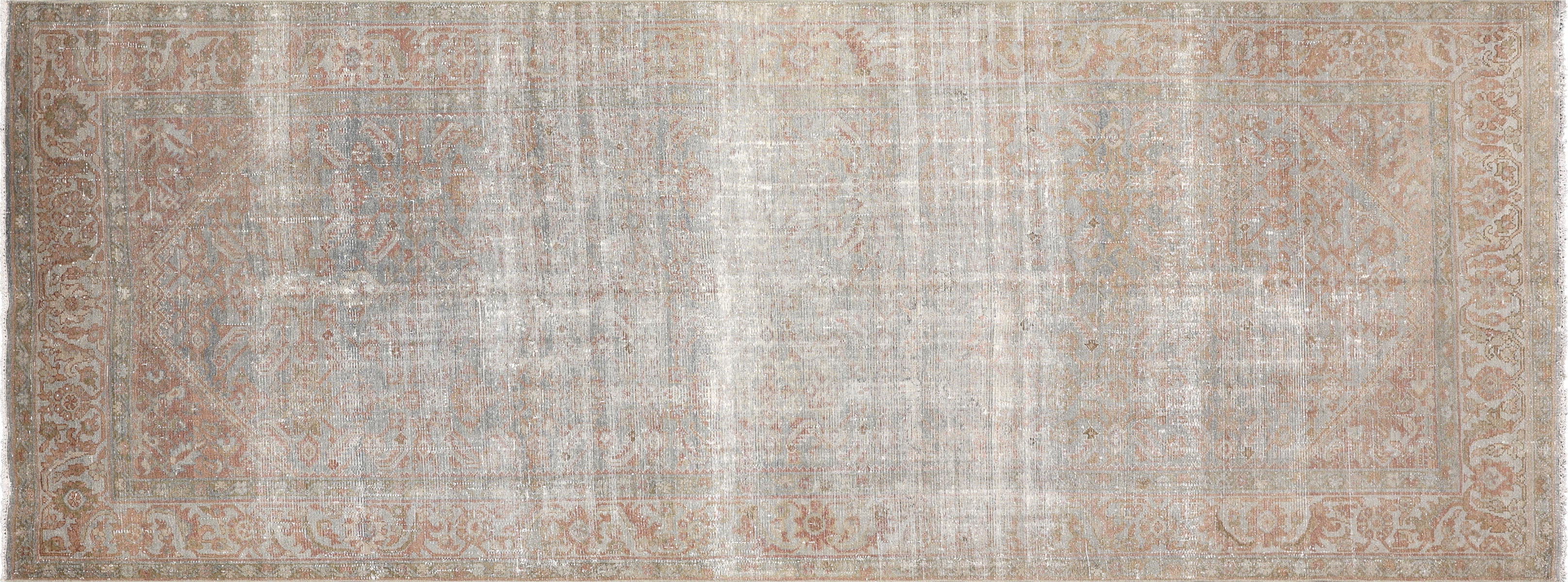 Semi Antique Persian Melayer Rug in Blue tones and an All Over pattern. Measuring 4 feet 10 inches x 12 feet 10 inches – SKU 160242
