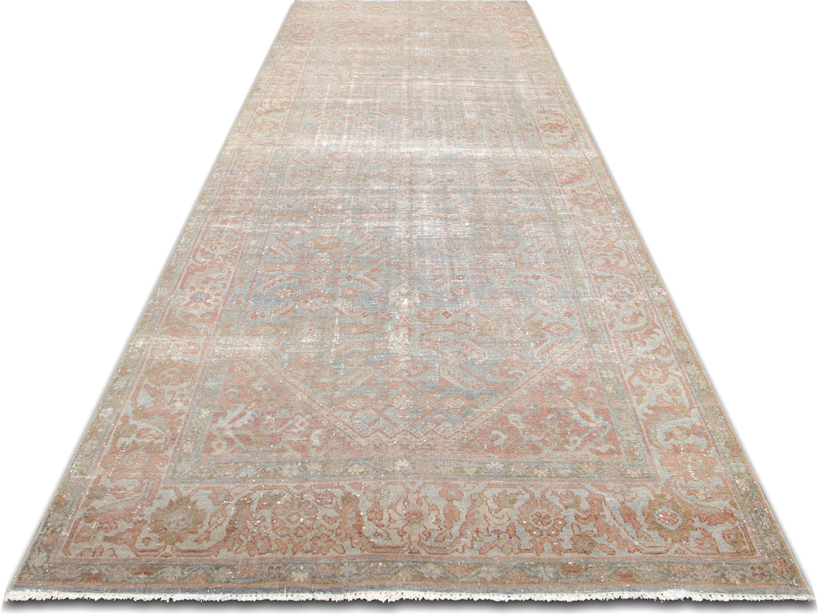 Semi Antique Persian Melayer Rug - 4'10" x 12'10" - 160242