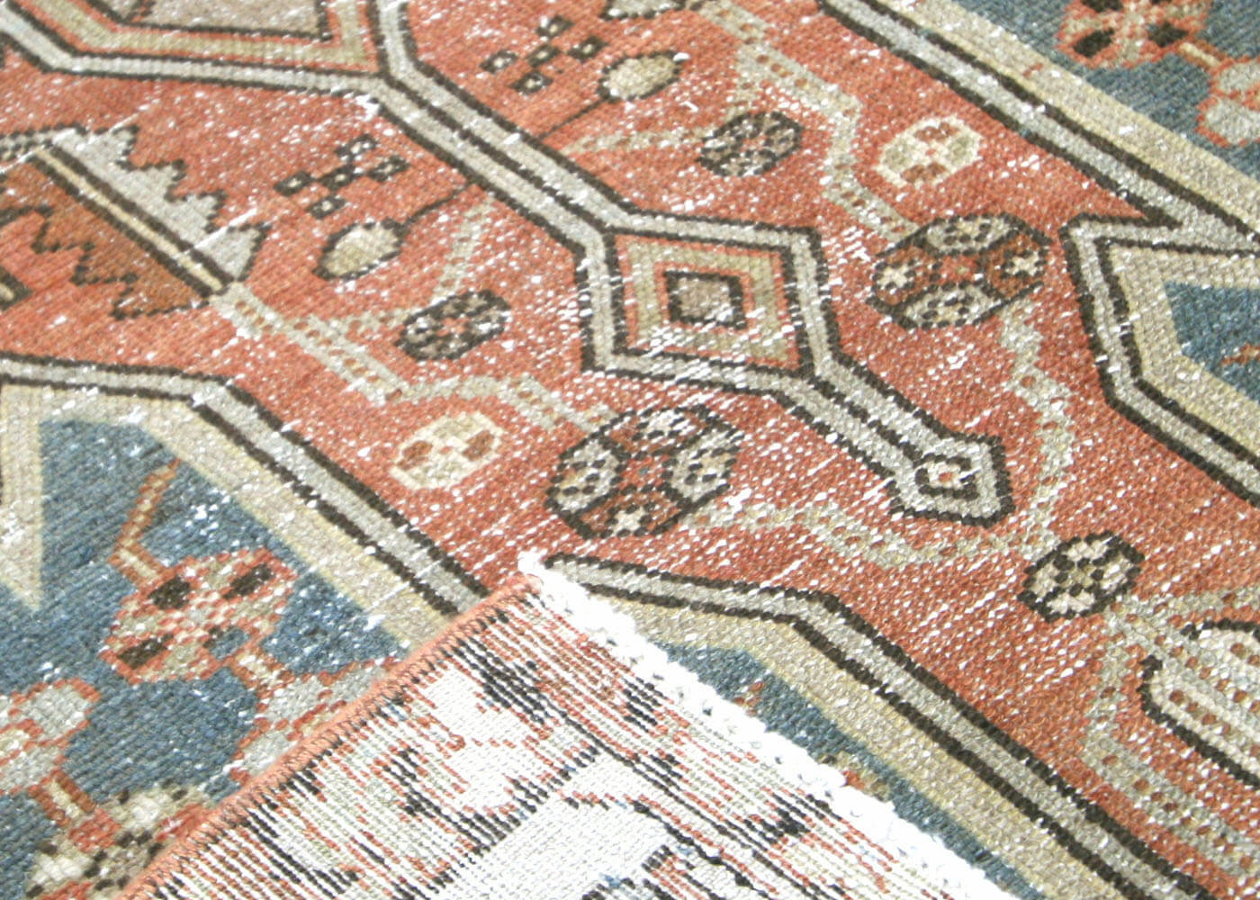 Semi Antique Persian Melayer Runner - 3'2" x 13'7" - 160251