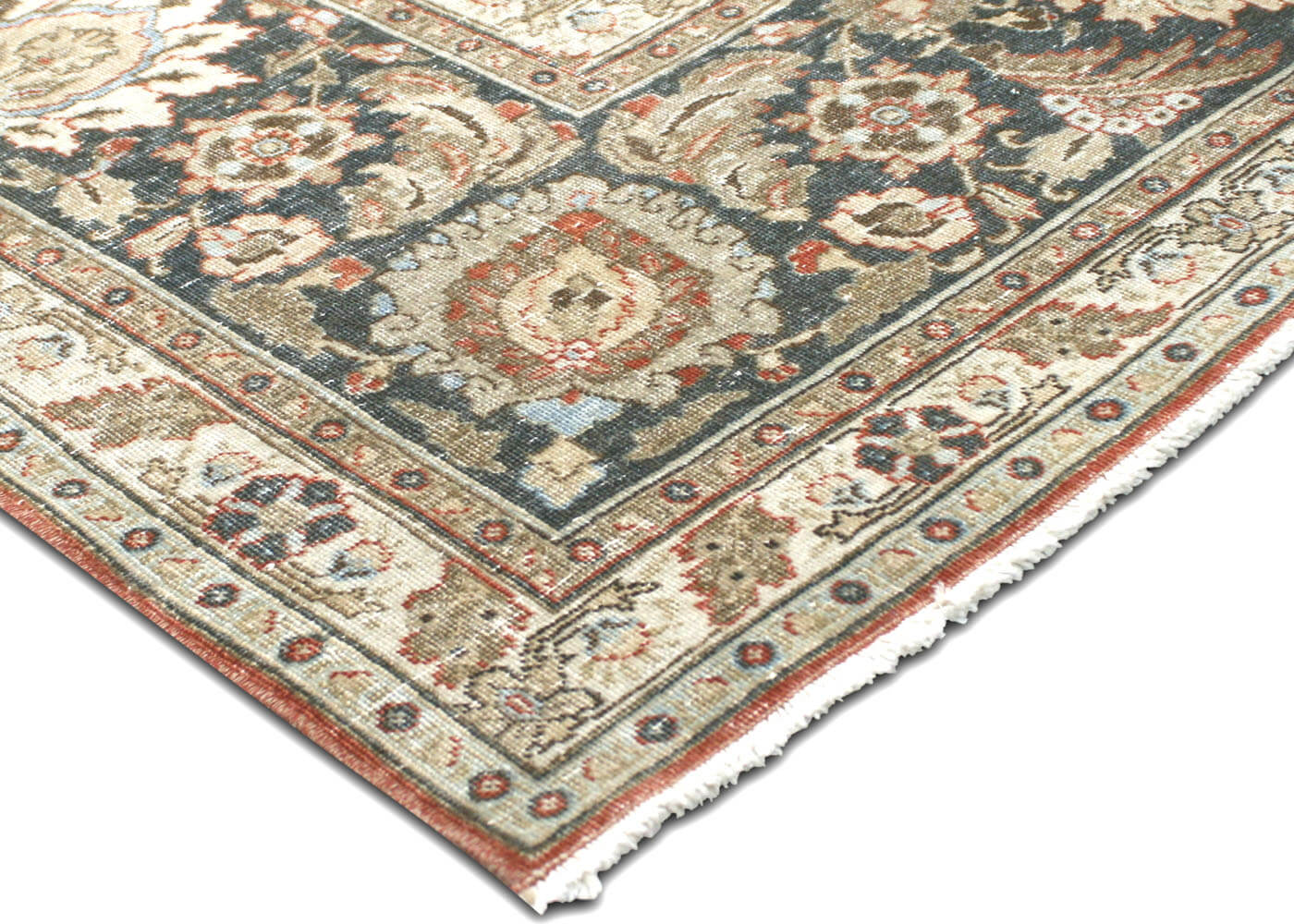 Semi Antique Persian Tabriz Rug - 10'11" x 15'3" - 160305