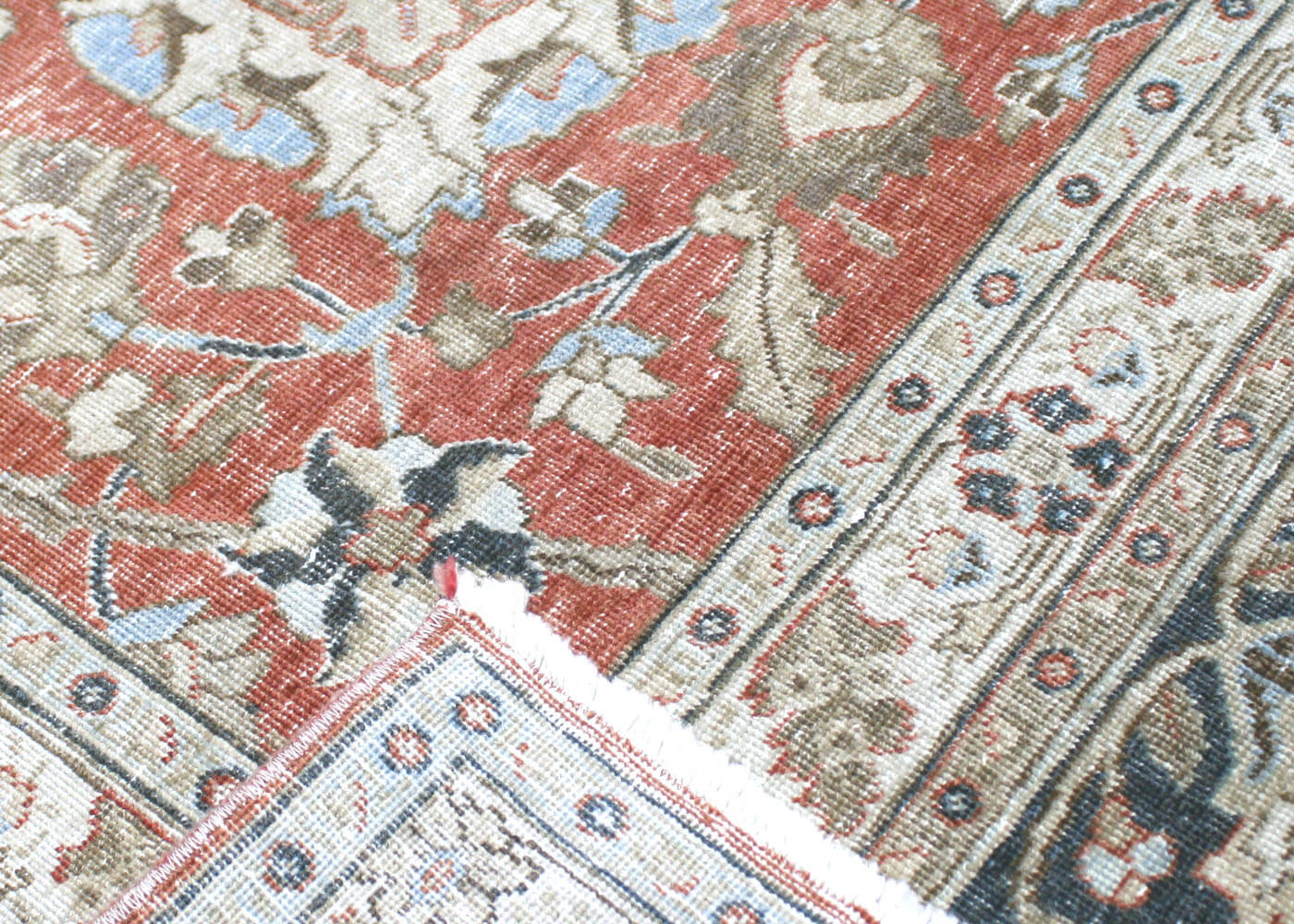 Semi Antique Persian Tabriz Rug - 10'11" x 15'3" - 160305