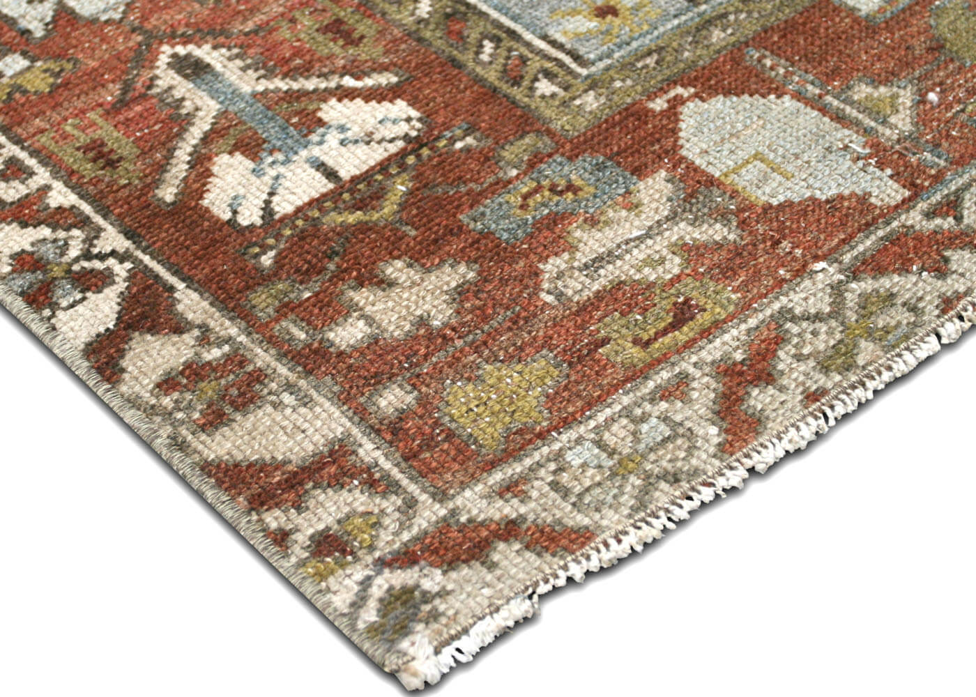 Semi Antique Persian Melayer Runner - 3'4" x 15'7" - 160307