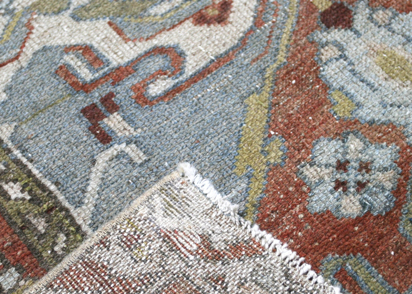 Semi Antique Persian Melayer Runner - 3'4" x 15'7" - 160307