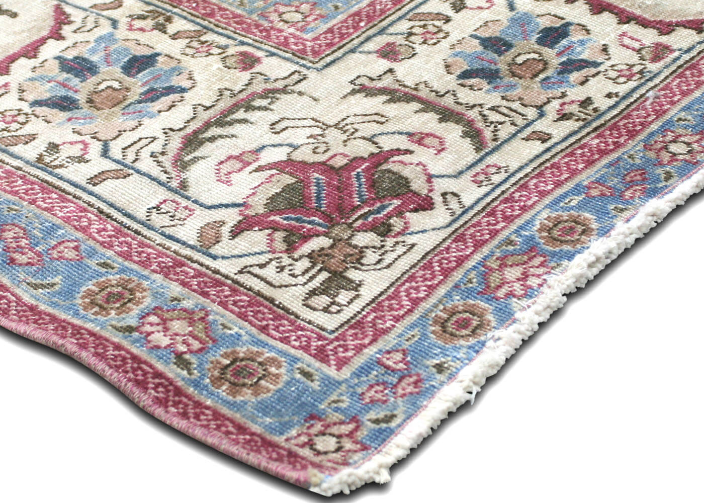 Semi Antique Persian Tabriz Rug - 9'6" x 12'10" - 160312