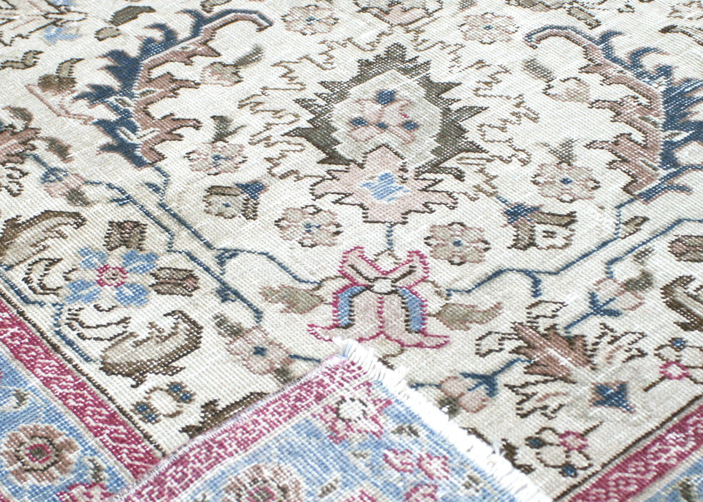 Semi Antique Persian Tabriz Rug - 9'6" x 12'10" - 160312