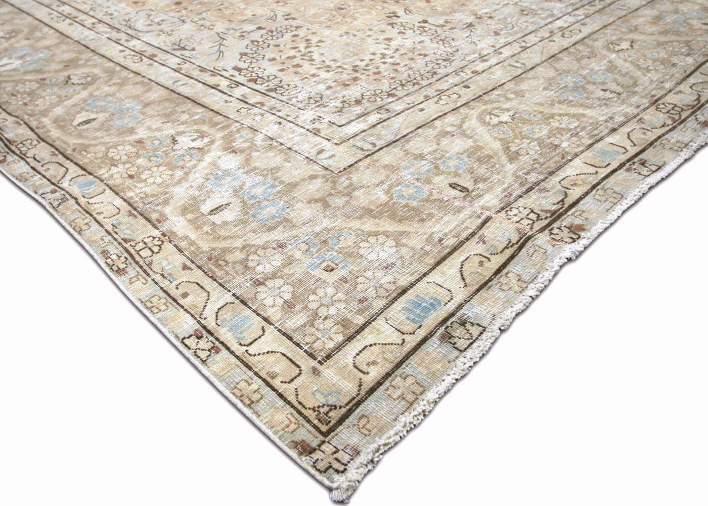 Vintage Persian Kerman Rug - 9'10" x 13'1" - 160326