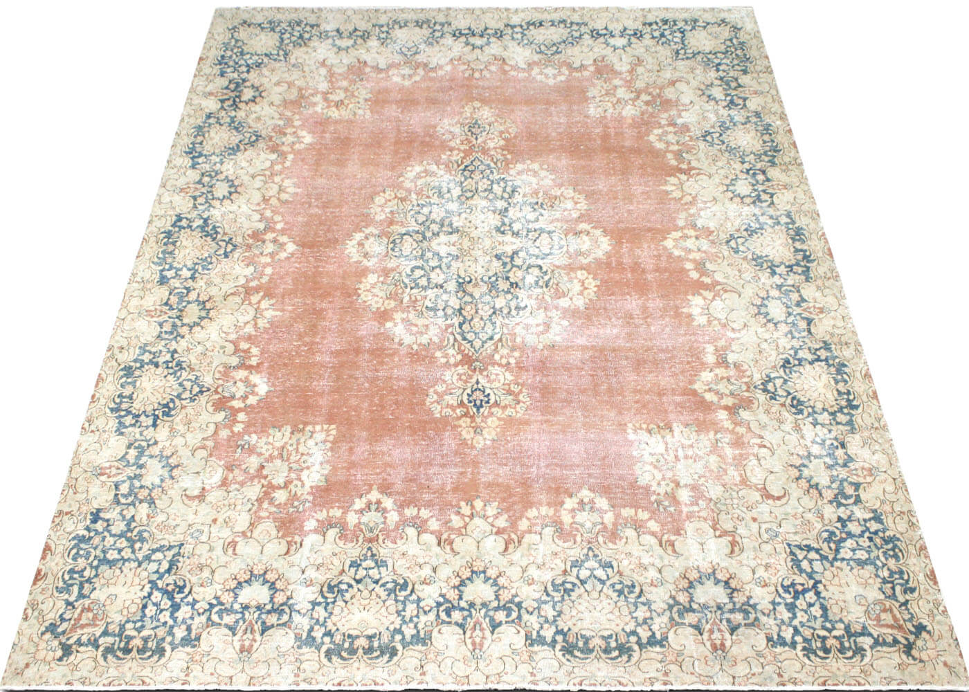 Vintage Persian Kerman Rug - 9'6" x 12'9" - 160331