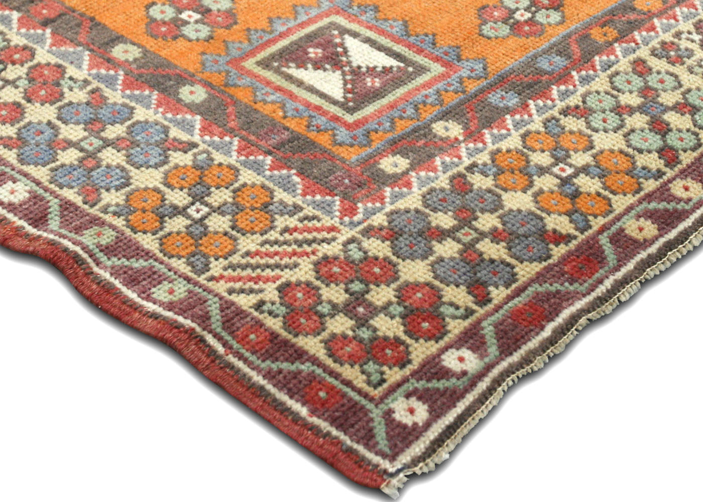 Vintage Turkish Oushak Rug - 3'5" x 6'10" - 160549