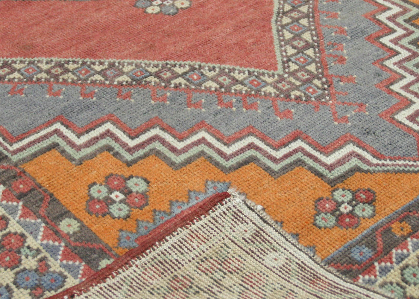 Vintage Turkish Oushak Rug - 3'5" x 6'10" - 160549
