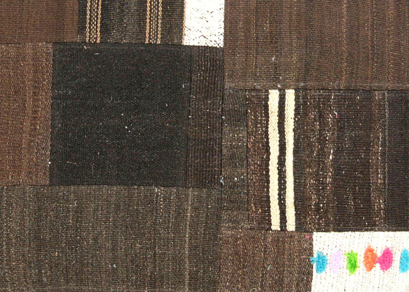 Vintage Turkish Patchwork Kilim - 2'11" x 3'10" - 160553
