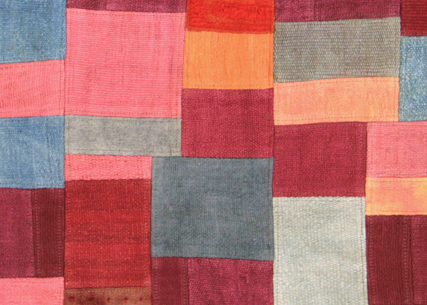 Vintage Turkish Patchwork Kilim - 2'8" x 3'11" - 160554