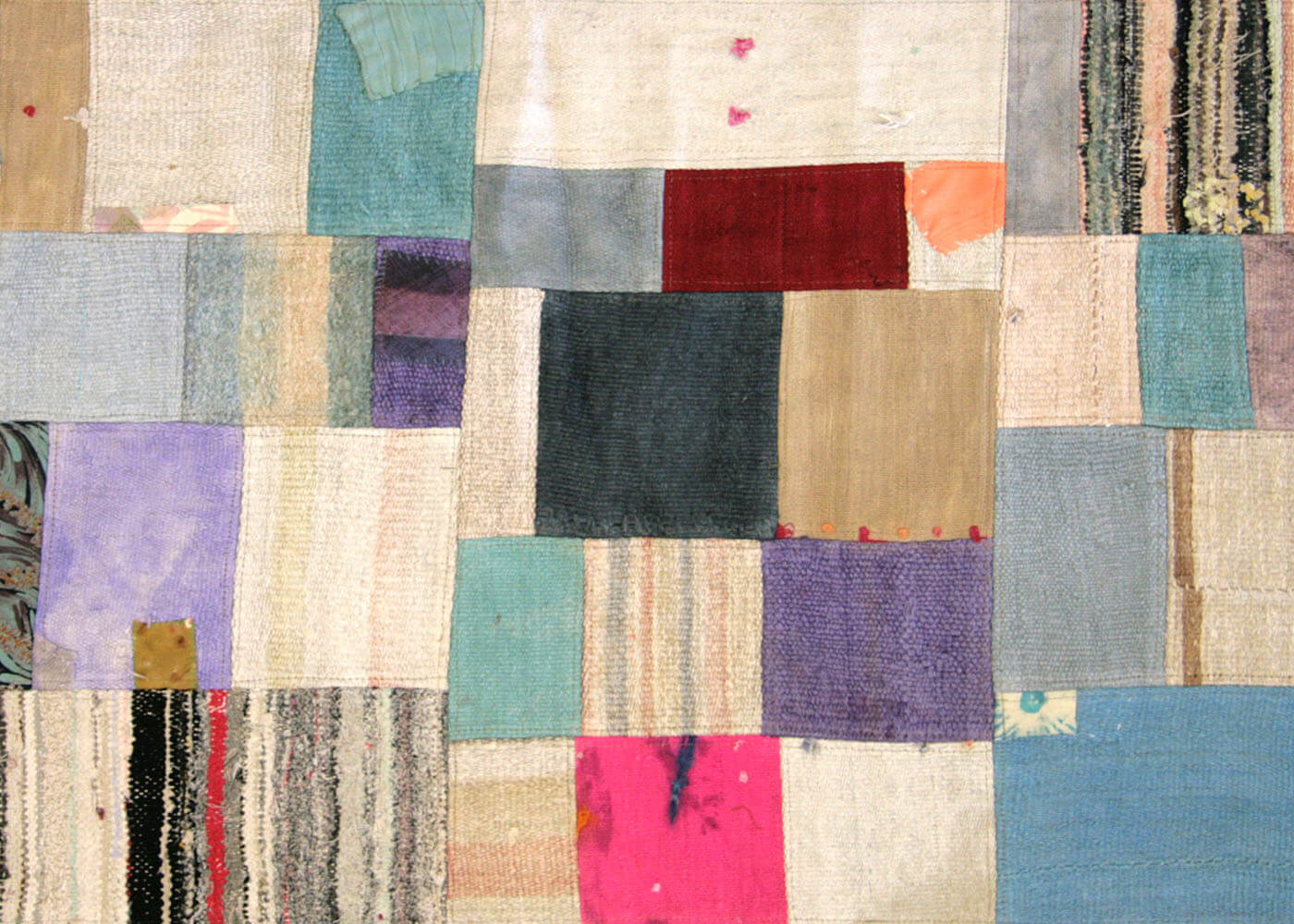 Vintage Turkish Patchwork Kilim - 3' x 5' - 160556