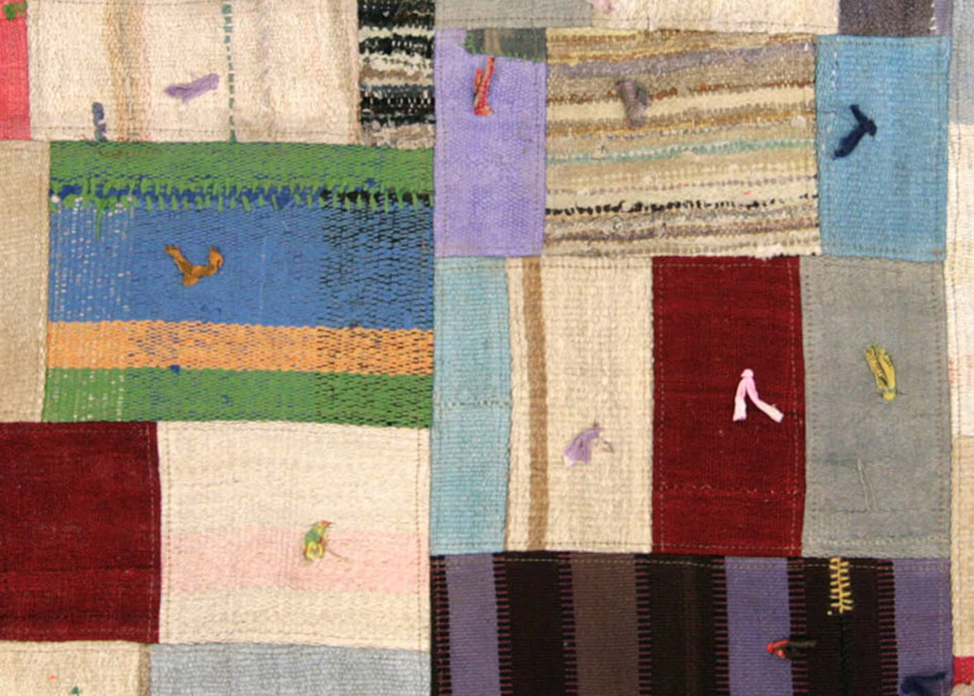 Vintage Turkish Patchwork Kilim - 3' x 5' - 160562