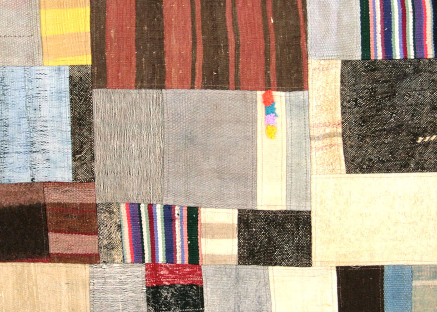 Vintage Turkish Patchwork Kilim - 3' x 5' - 160564