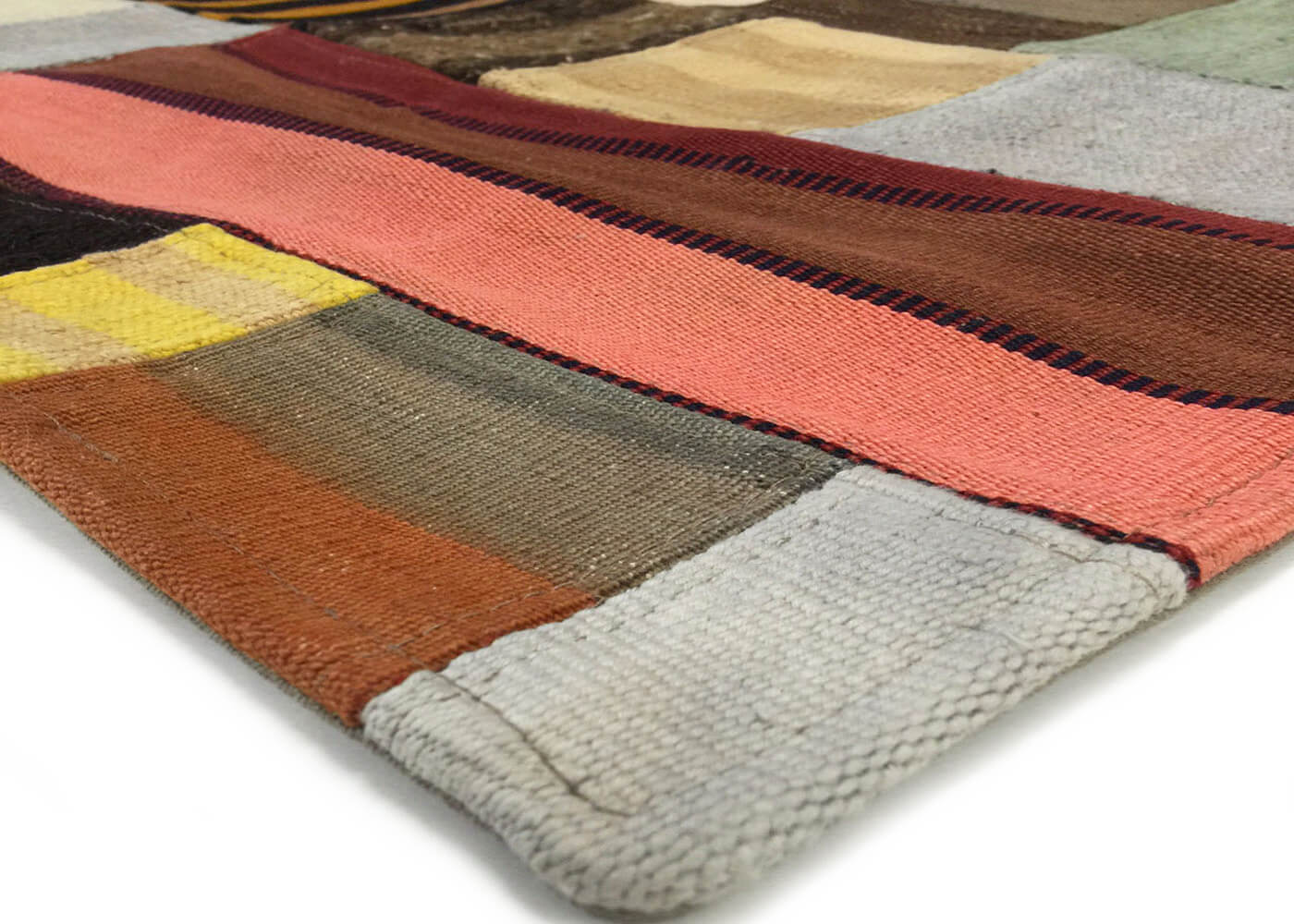 Vintage Turkish Patchwork Kilim - 3' x 5' - 160575