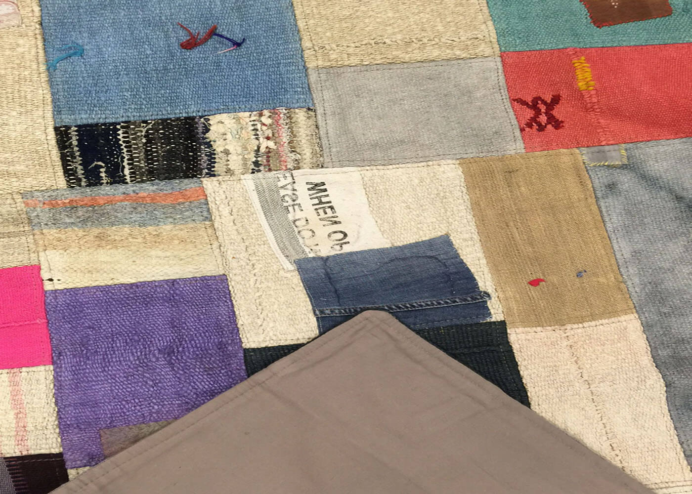 Vintage Turkish Patchwork Kilim - 3' x 5' - 160576