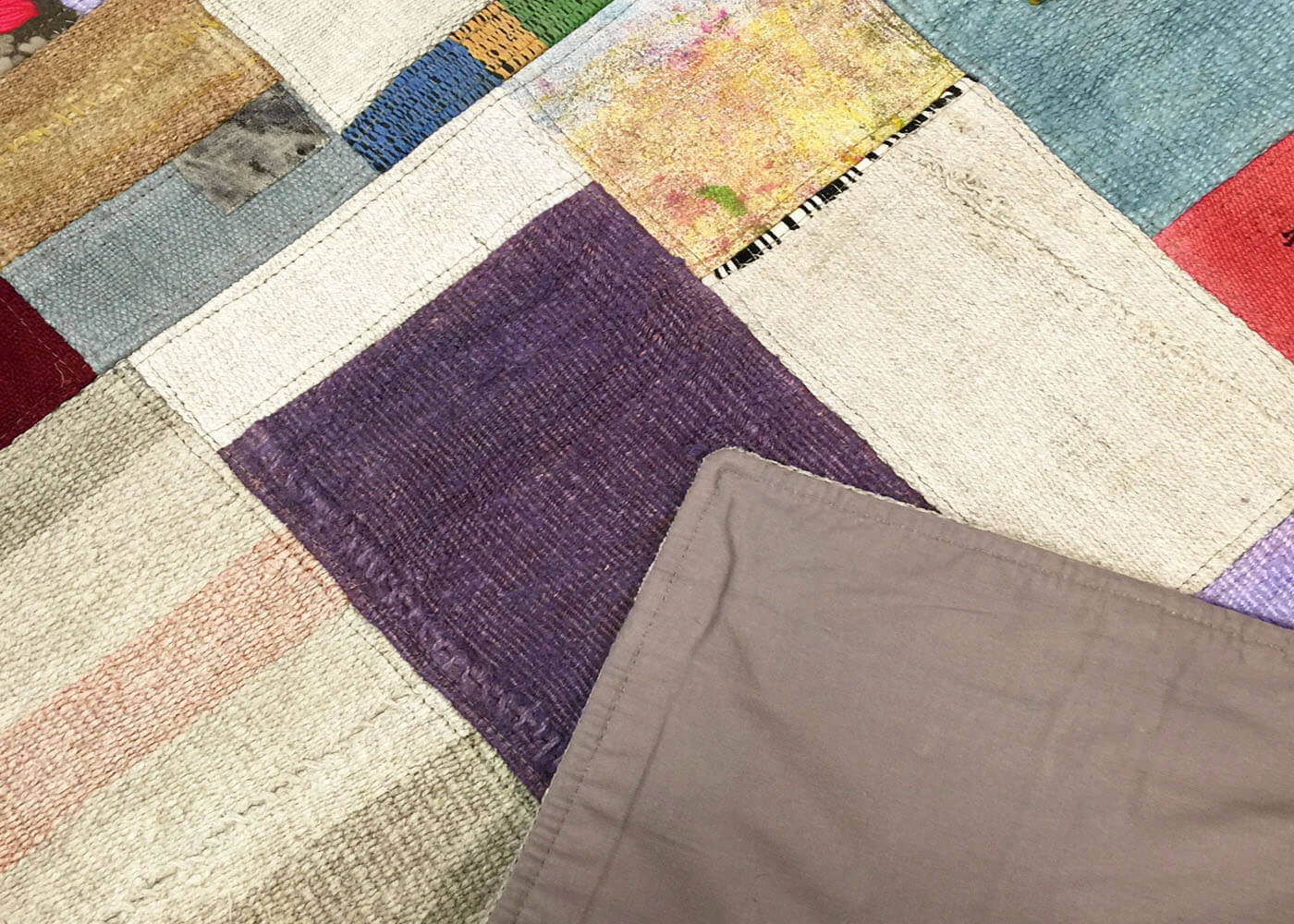 Vintage Turkish Patchwork Kilim - 3' x 5' - 160578