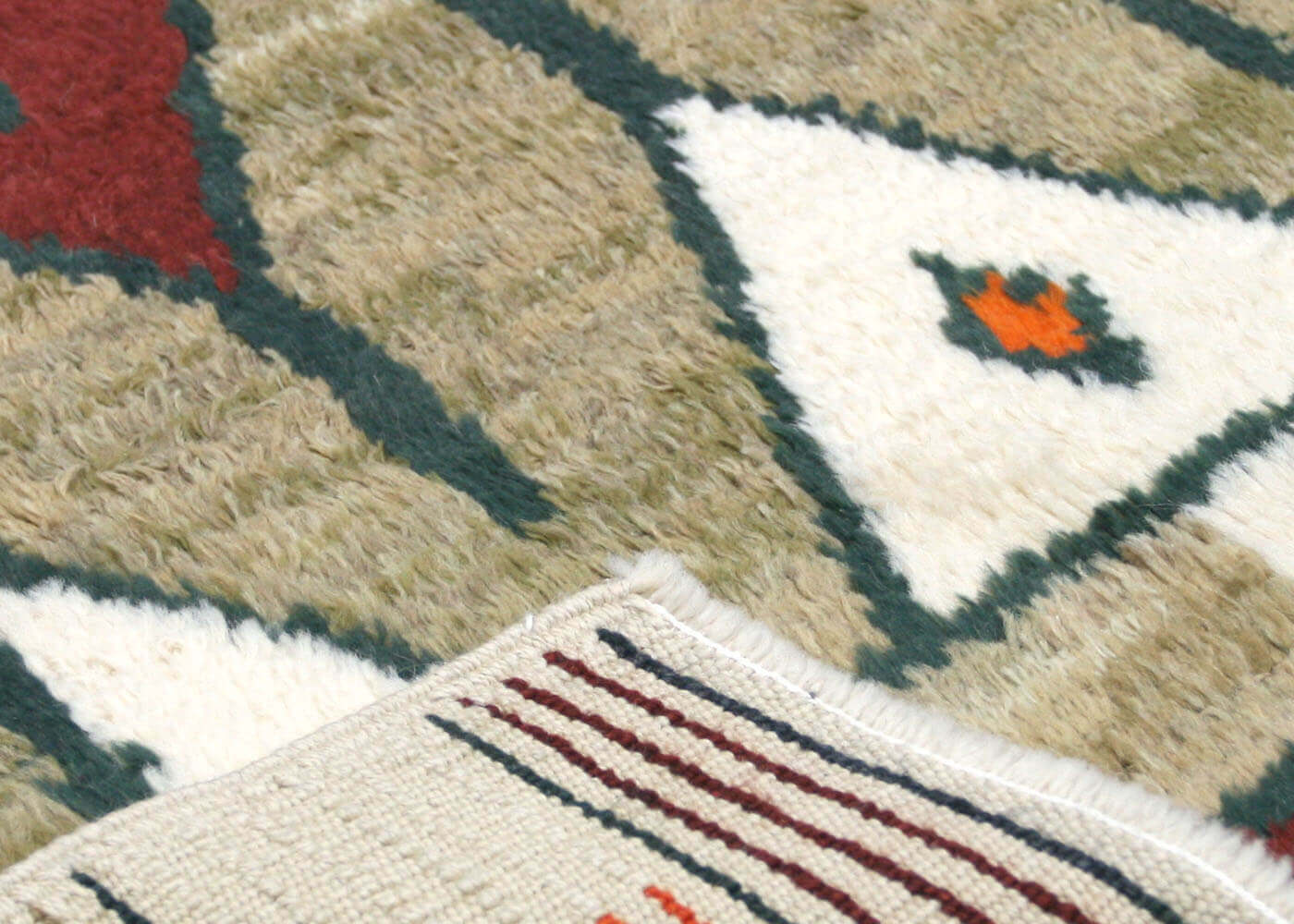 Vintage Turkish Tulu Rug - 4'8" x 6'6" - 170002