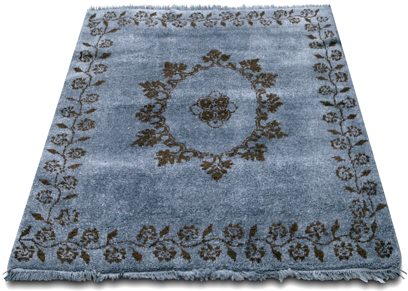 Vintage Turkish Tulu Rug - 5'4" x 6'6" - 170003