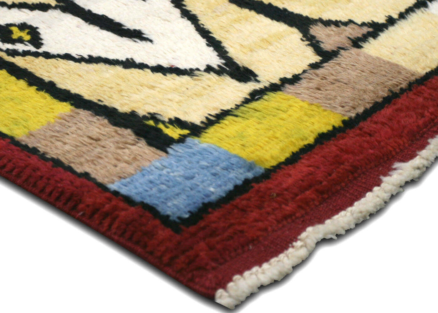 Vintage Turkish Tulu Rug - 4'9" x 7' - 170006