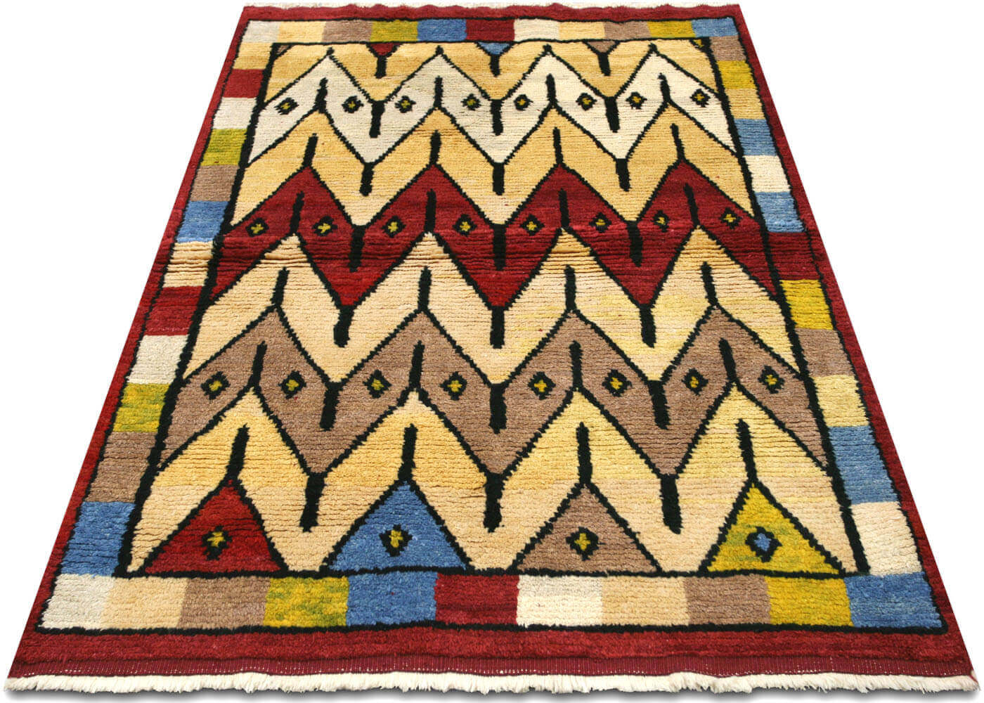 Vintage Turkish Tulu Rug - 4'9" x 7' - 170006
