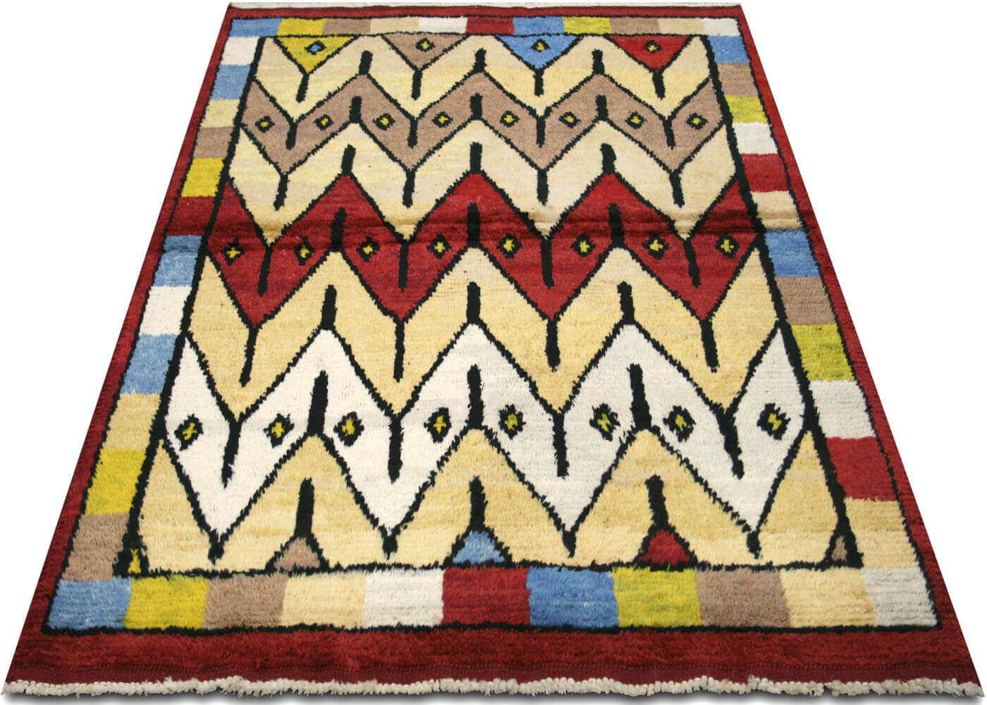 Vintage Turkish Tulu Rug - 4'9" x 7' - 170006
