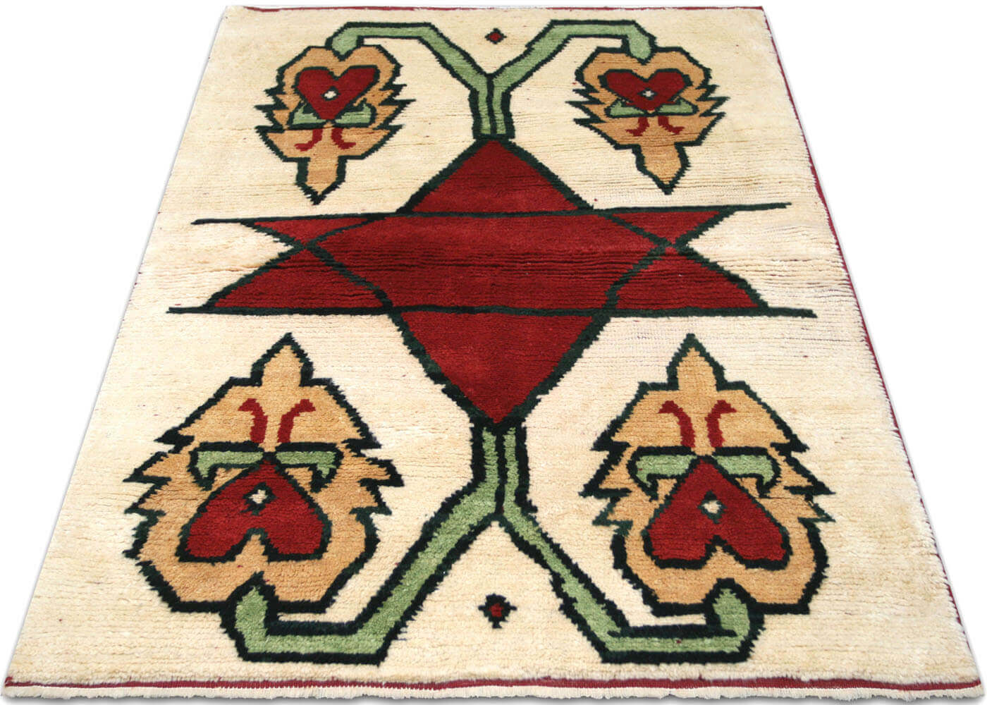Vintage Turkish Tulu Rug - 4'7" x 6'9" - 170008