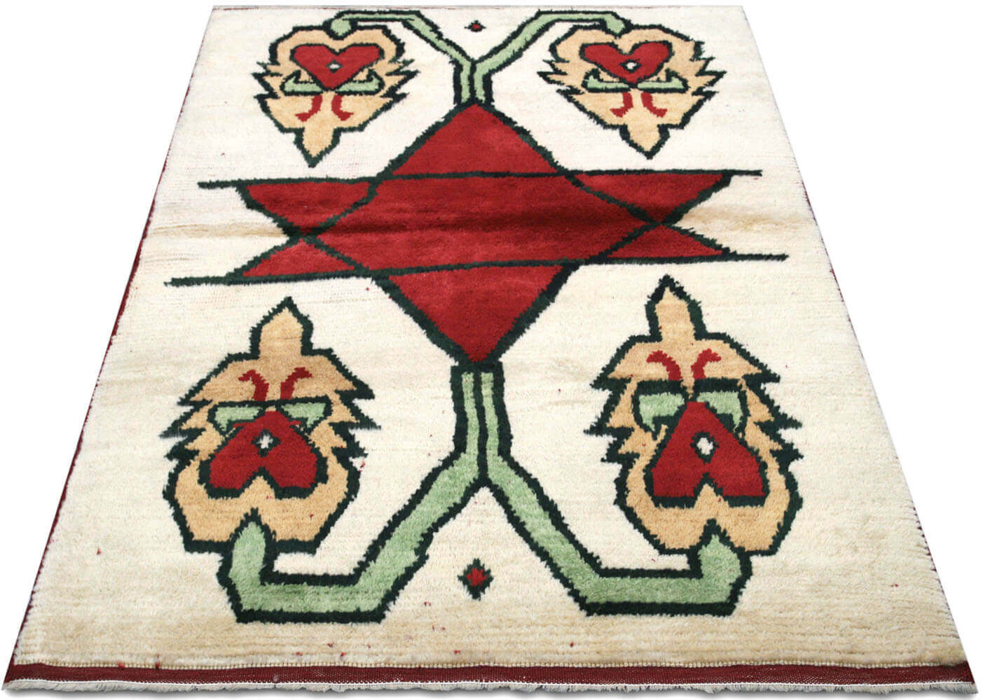 Vintage Turkish Tulu Rug - 4'7" x 6'9" - 170008