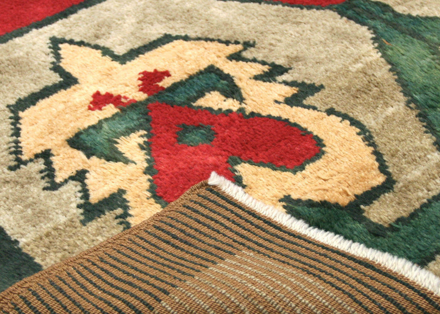 Vintage Turkish Tulu Rug - 4'7" x 6'9" - 170009