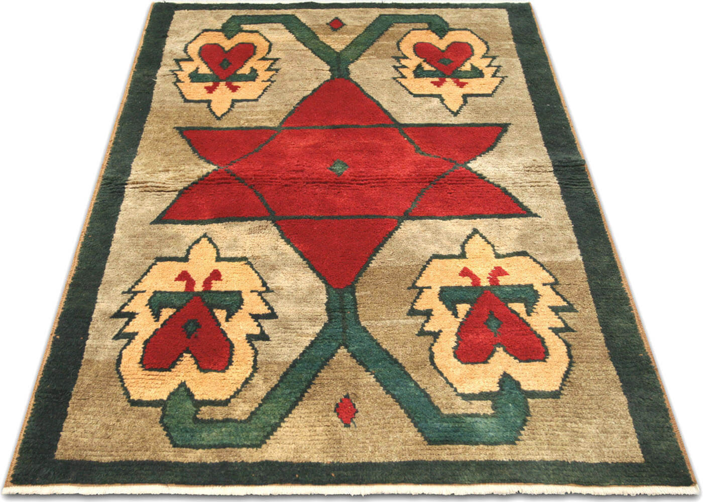 Vintage Turkish Tulu Rug - 4'7" x 6'9" - 170009