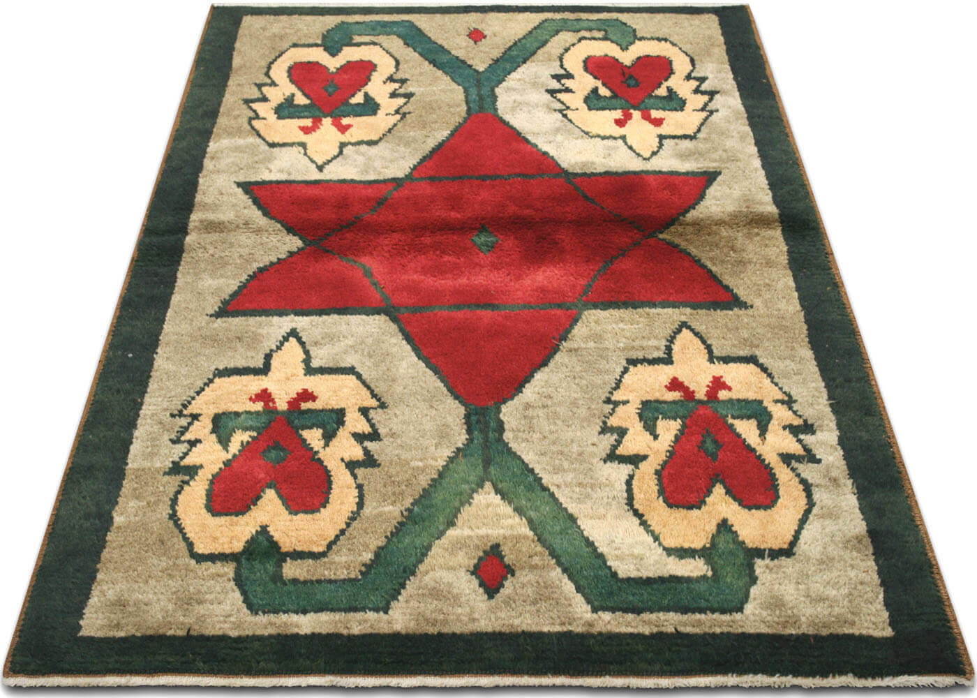Vintage Turkish Tulu Rug - 4'7" x 6'9" - 170009