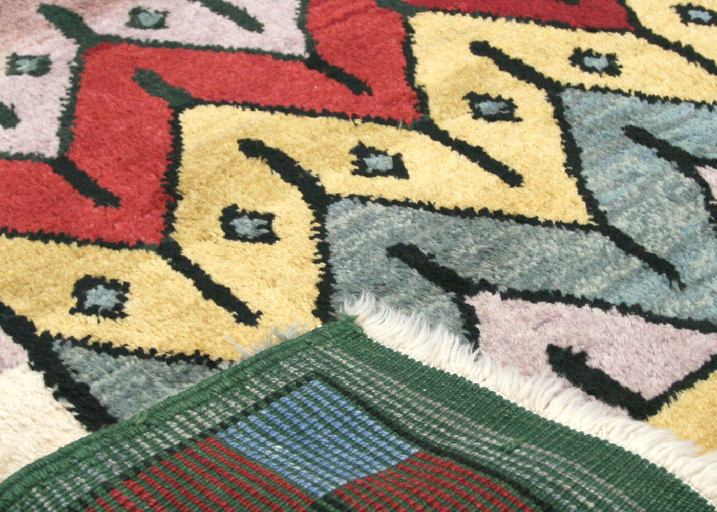 Vintage Turkish Tulu Rug - 4'10" x 6'9" - 170016