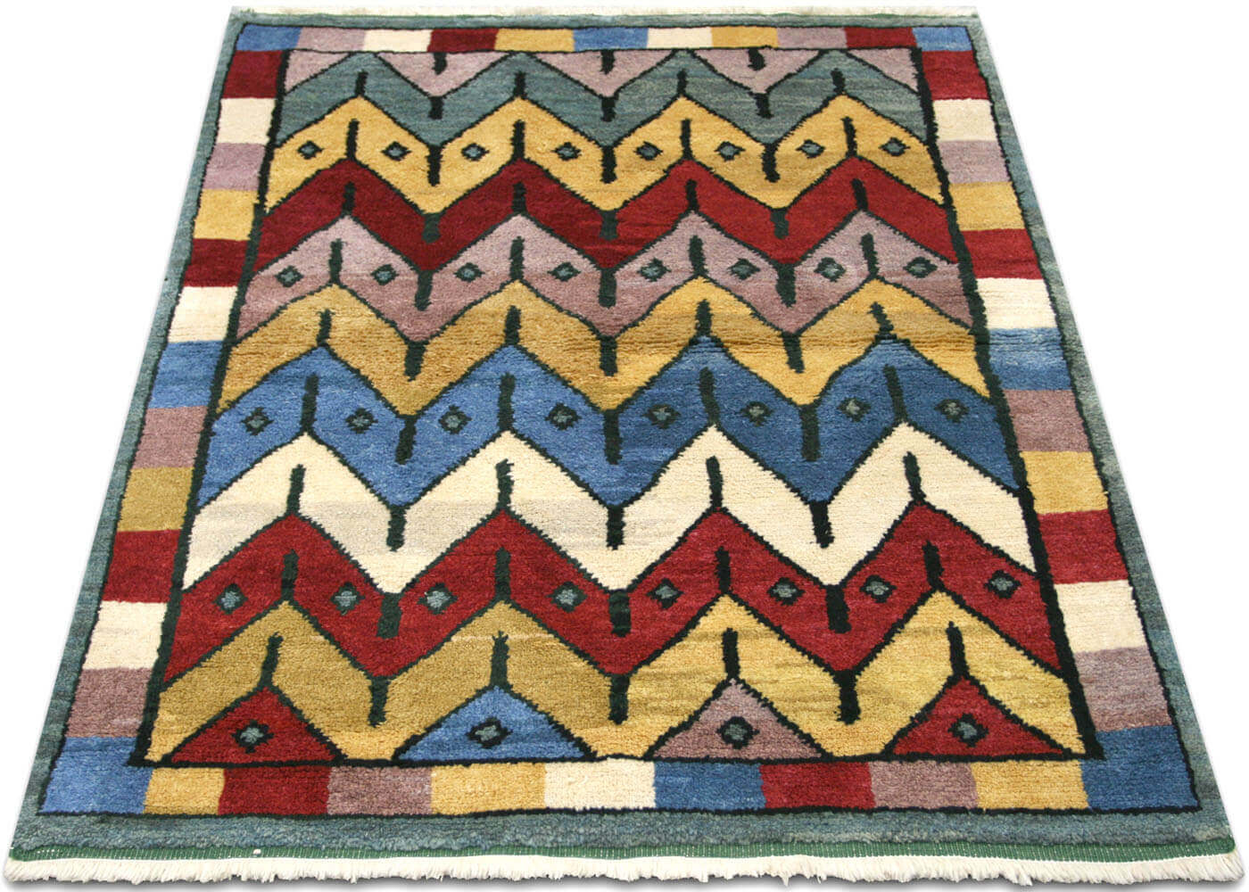 Vintage Turkish Tulu Rug - 4'10" x 6'9" - 170016