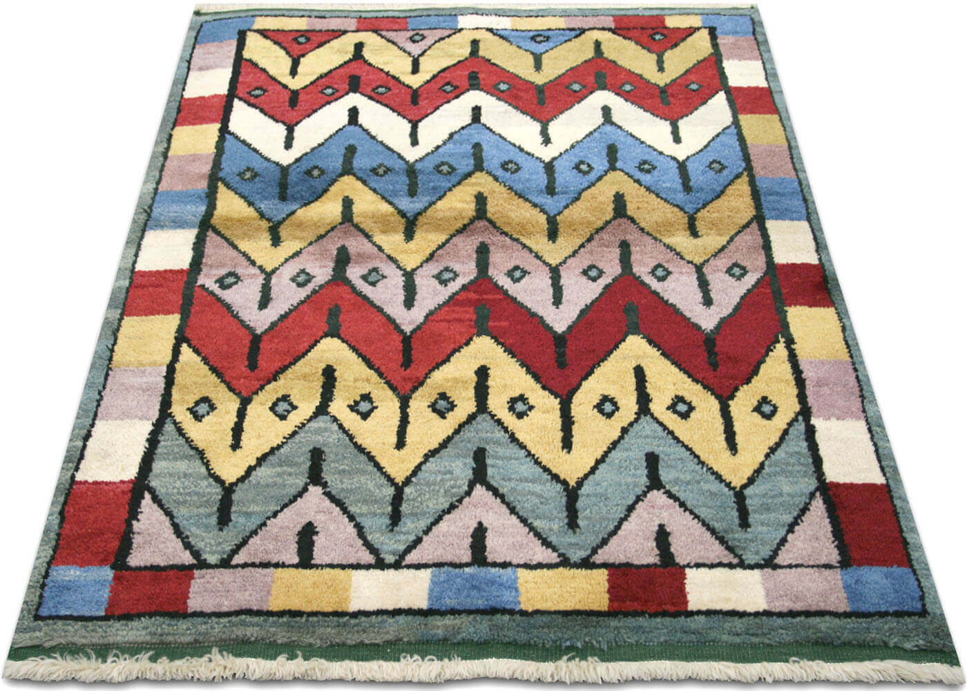 Vintage Turkish Tulu Rug - 4'10" x 6'9" - 170016