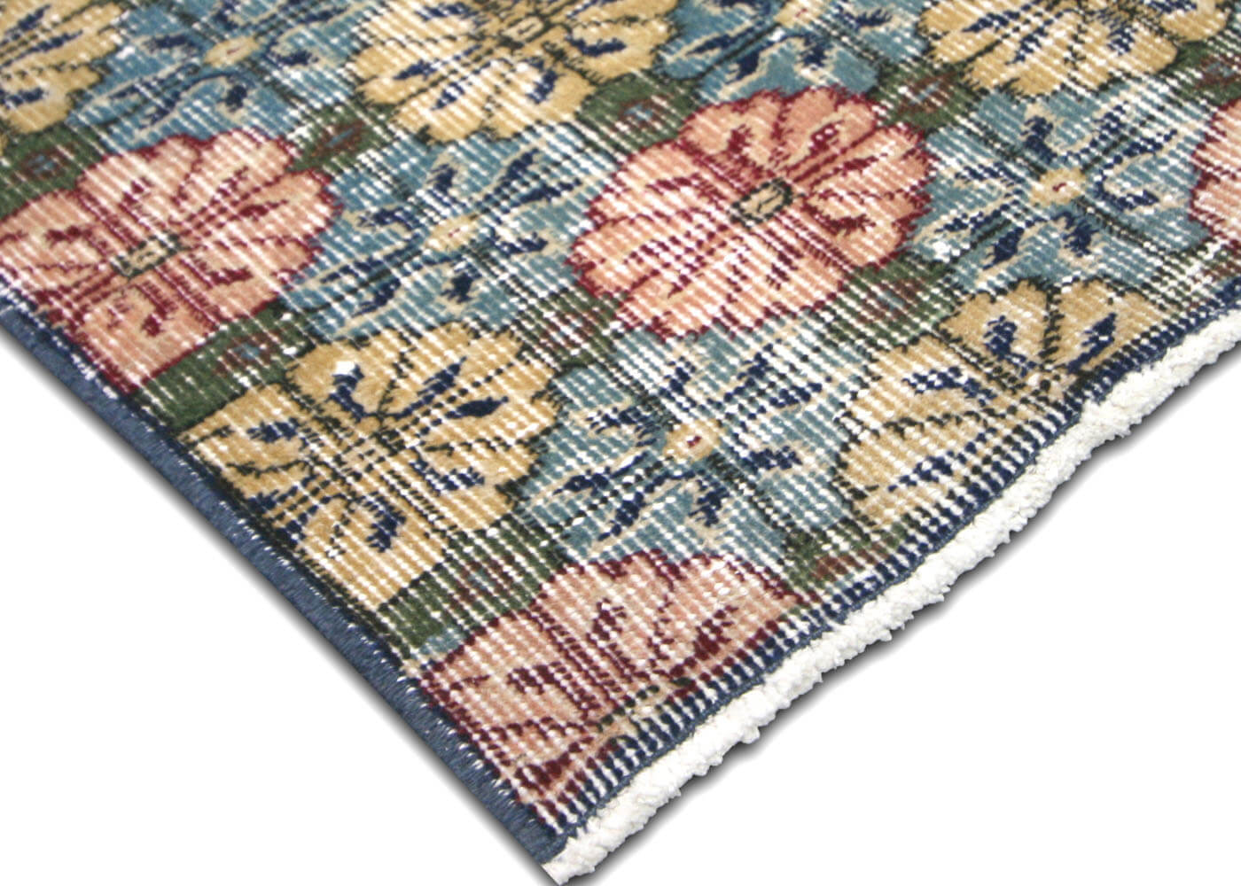 Vintage Turkish Mid-Century-Modern Rug - 7' x 10' - 170022