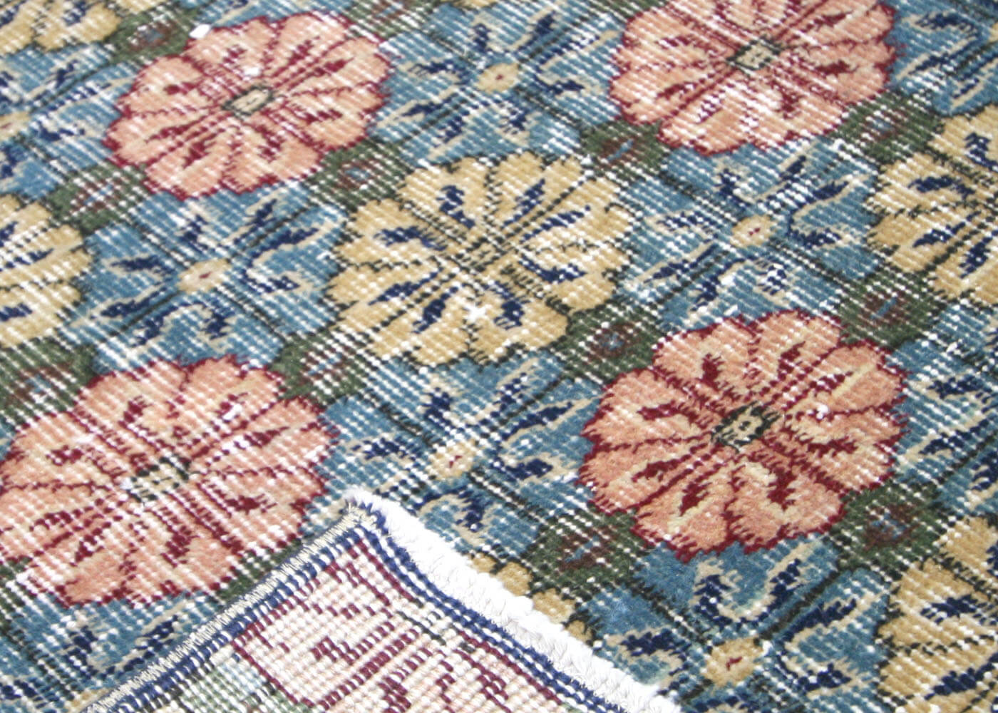 Vintage Turkish Mid-Century-Modern Rug - 7' x 10' - 170022