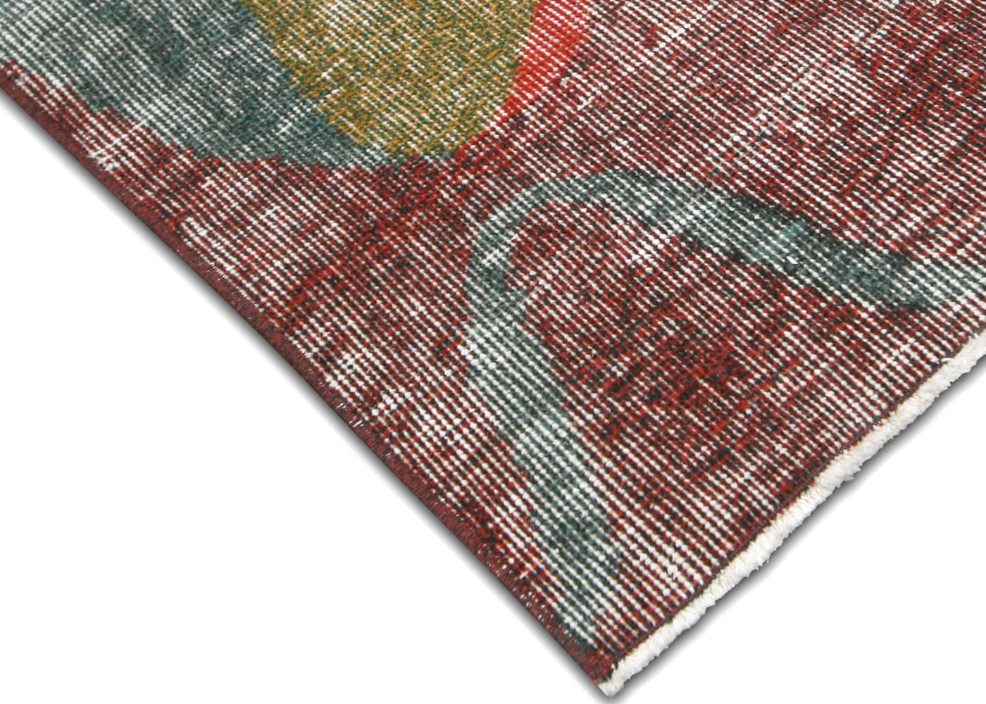 Vintage Turkish Mid-Century-Modern Rug - 6'8" x 10' - 170023