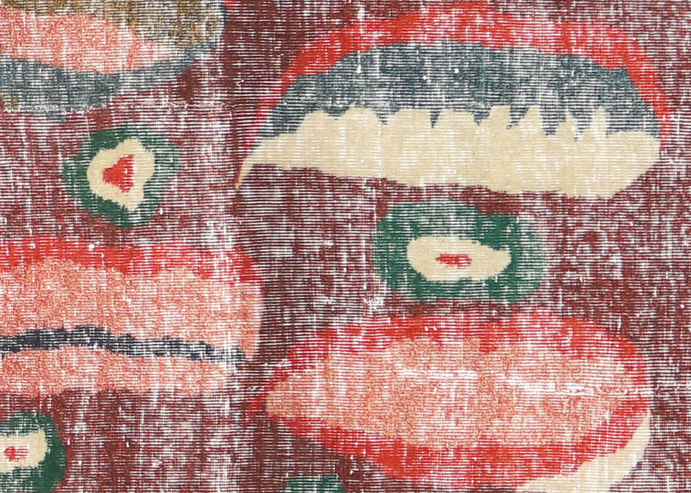 Vintage Turkish Mid-Century-Modern Rug - 6'8" x 10' - 170023