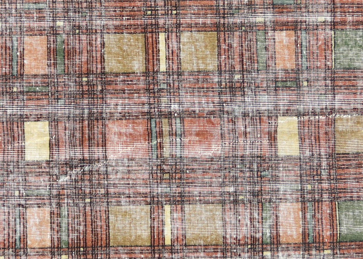 Vintage Turkish Mid-Century-Modern Rug - 6'8" x 9'4" - 170030
