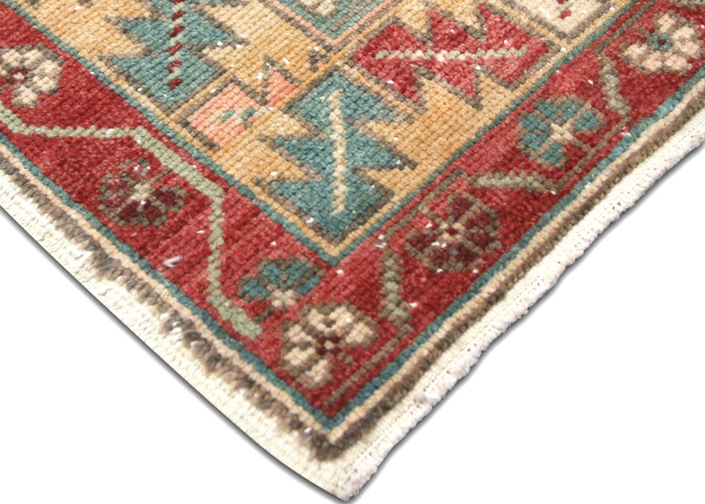 Vintage Turkish Oushak Rug - 4' x 7'5" - 170053