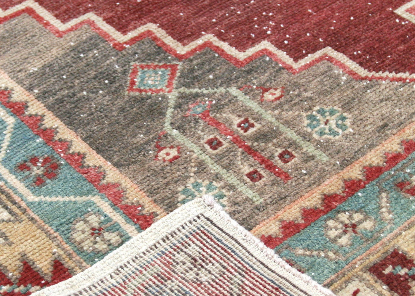 Vintage Turkish Oushak Rug - 4' x 7'5" - 170053