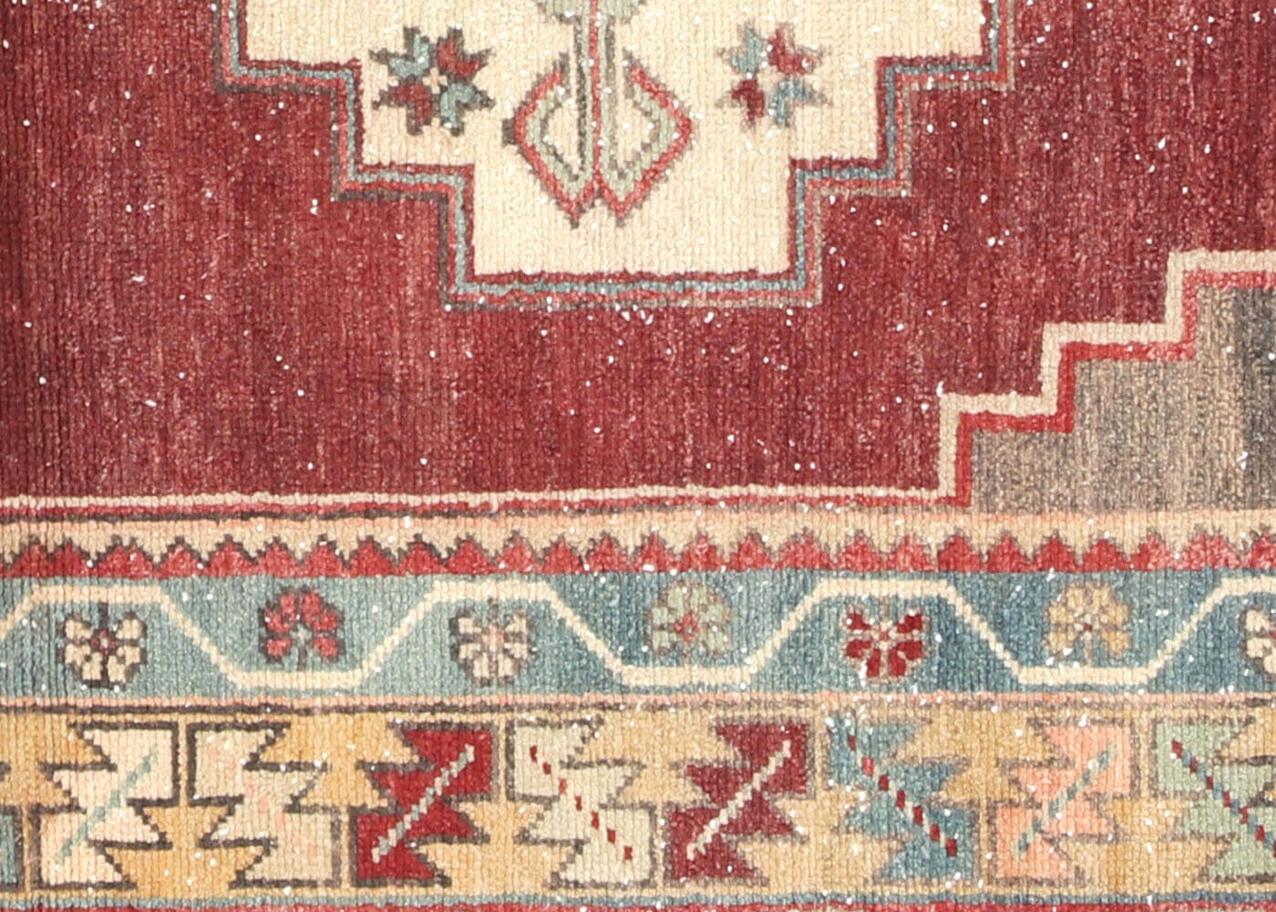 Vintage Turkish Oushak Rug - 4' x 7'5" - 170053