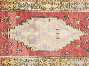 Vintage Turkish Oushak Runner - 3'7" x 10'1" - 170056