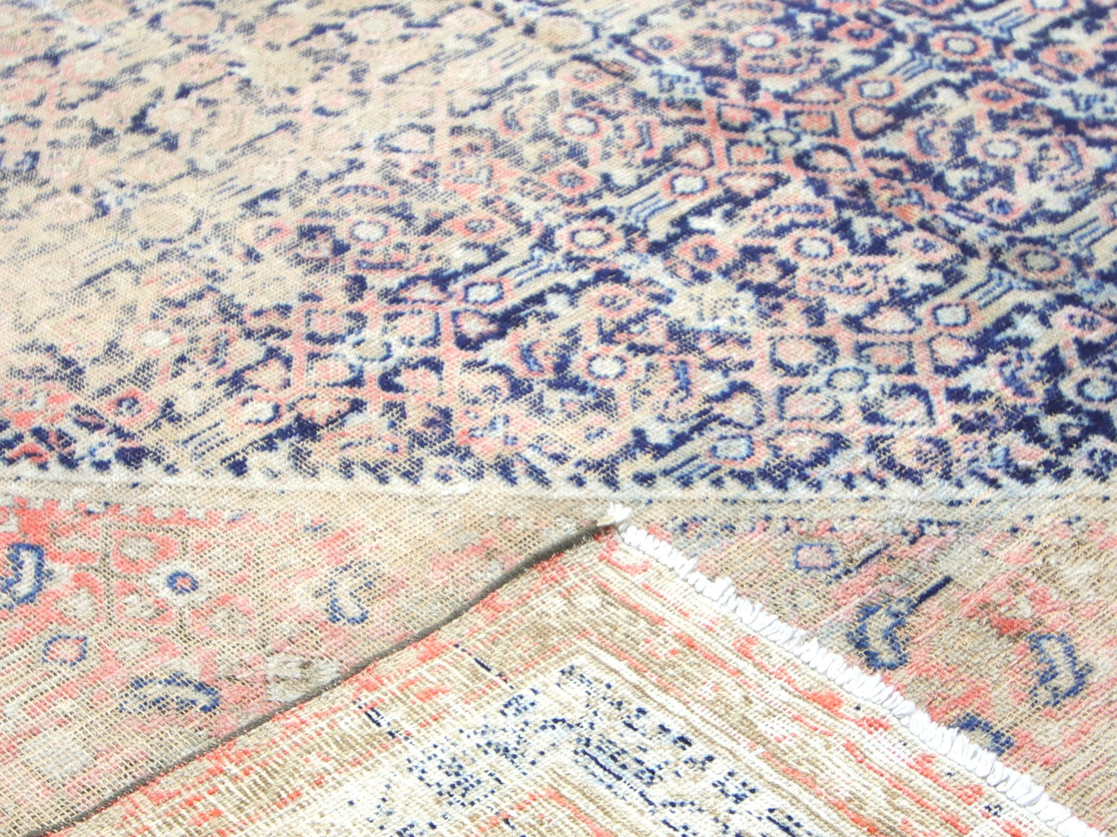 Semi Antique Persian Melayer Runner - 8' x 20'2"