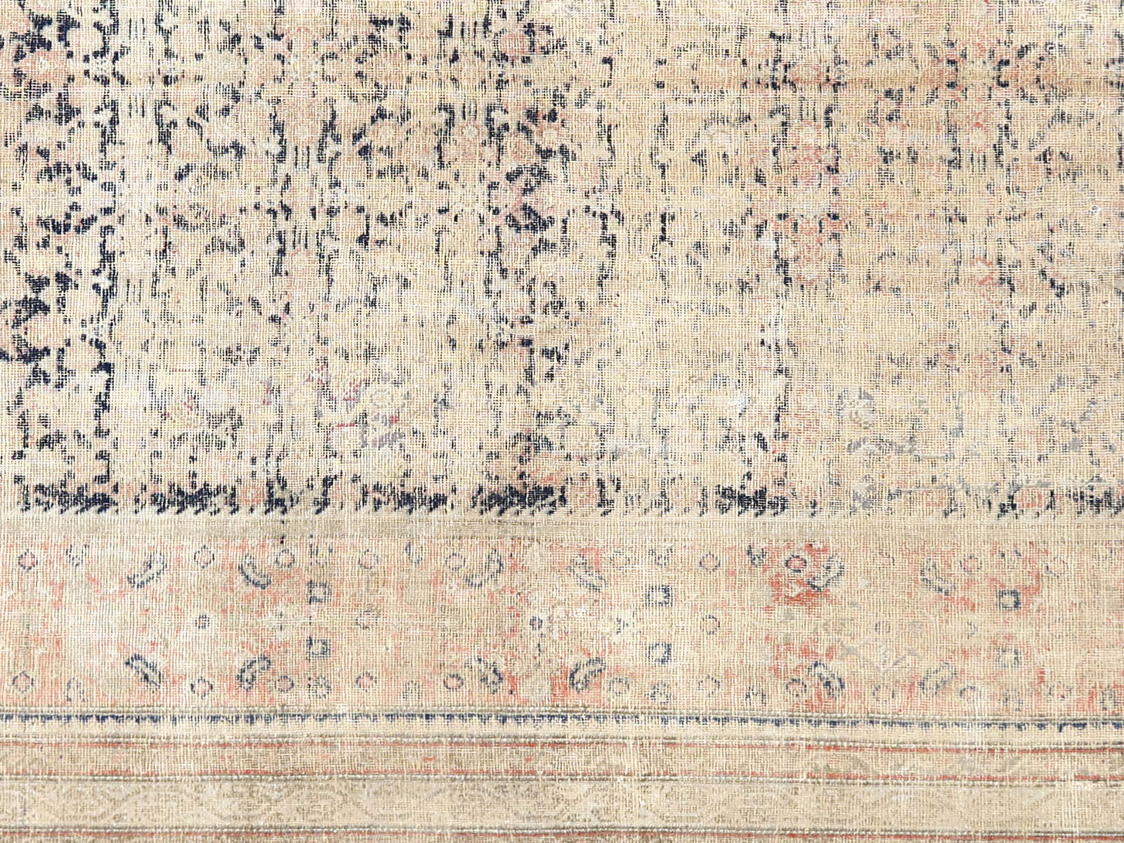 Semi Antique Persian Melayer Runner - 8' x 20'2"